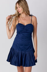 The Sweetheart Dress (navy)