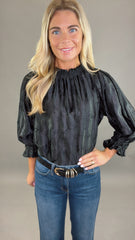 Glimmer Grace Top (black)