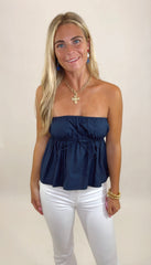 Nauti But Nice Top (navy)
