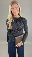 Dotted Delight Top (black)