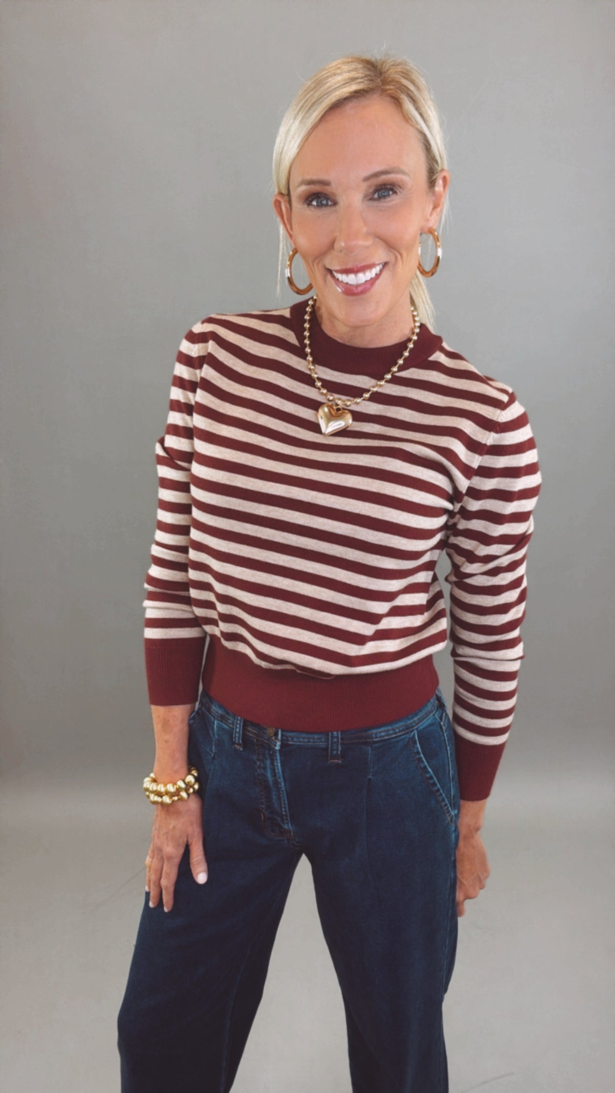 Ivy Lane Sweater (burgundy)