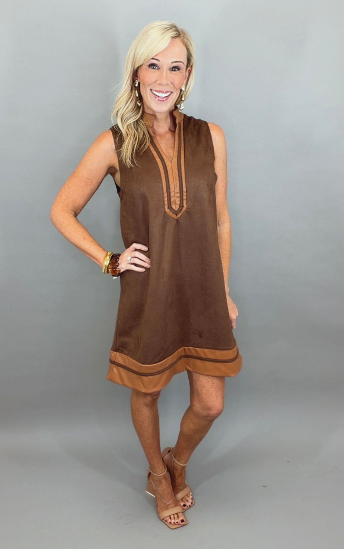 Suede the Day Dress