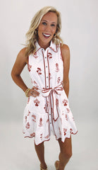 Picnic Date Mini Dress (red)