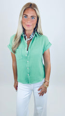Rowan Relaxed Top (green)