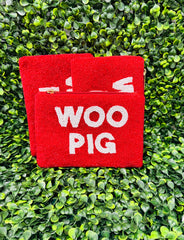 Woo Pig Beaded Pouch