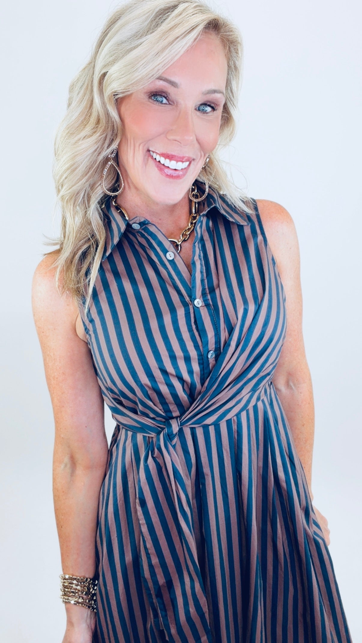 Side Note Dress (navy)
