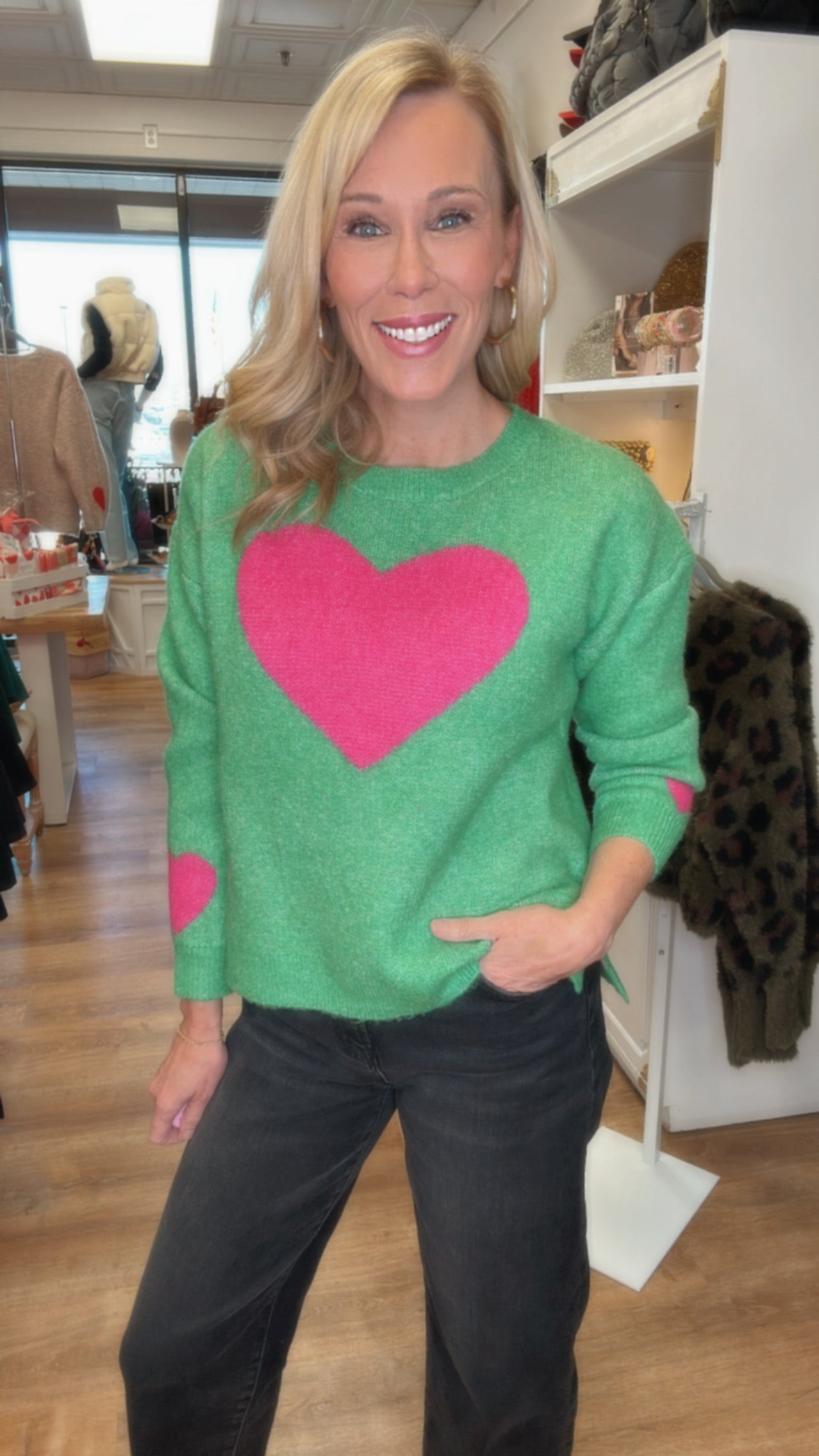 Heart & Soul Sweater (green)