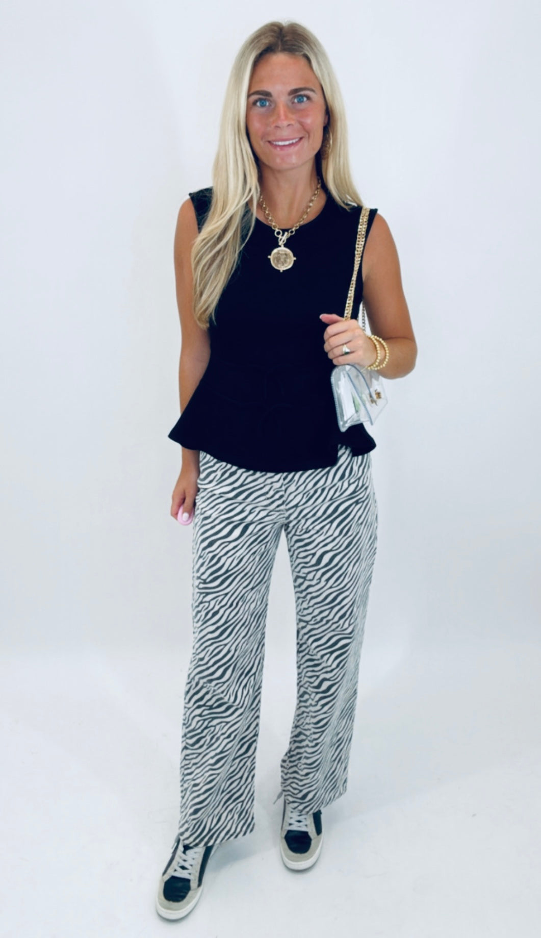 Double Take Peplum Top