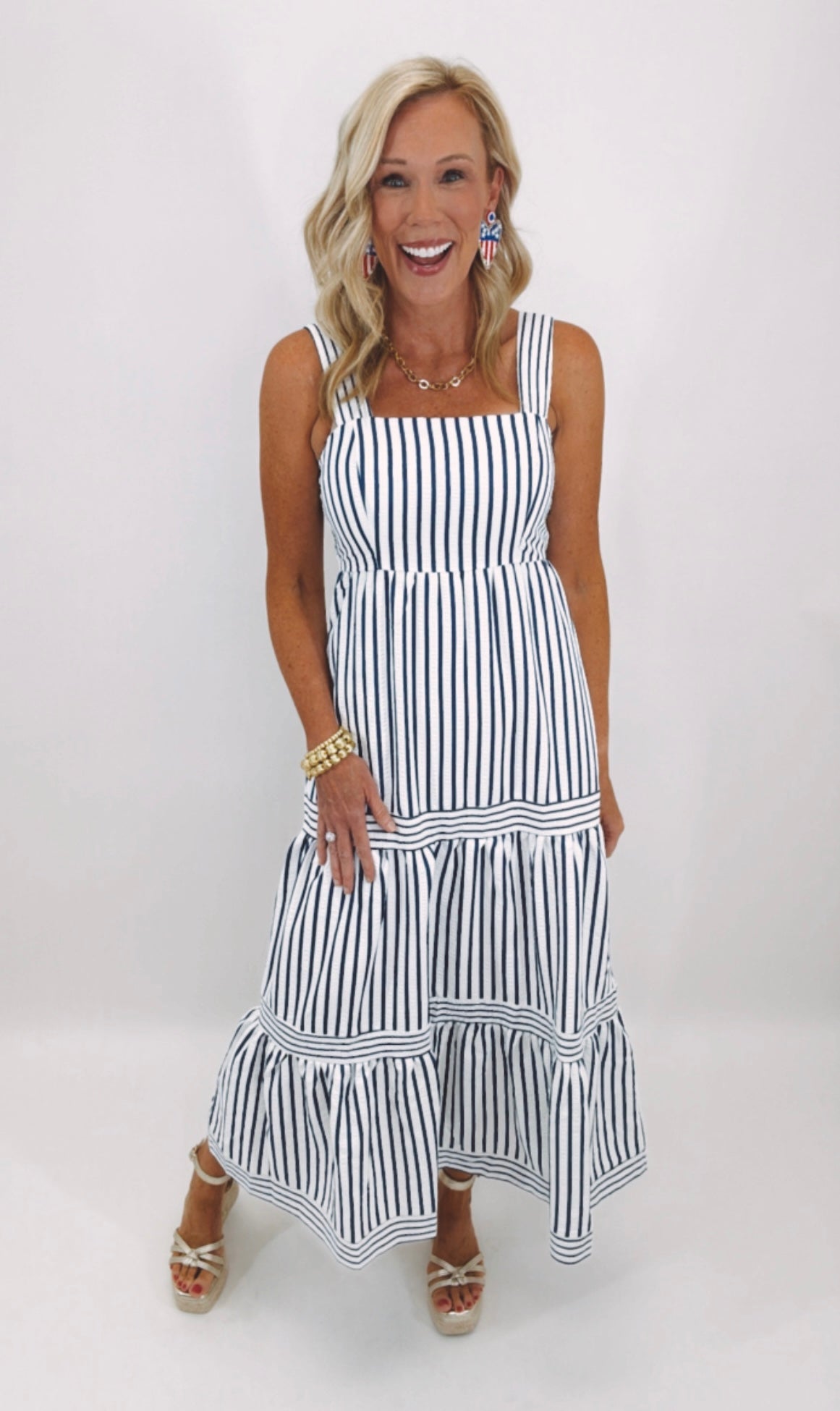 Riviera Stripe Dress