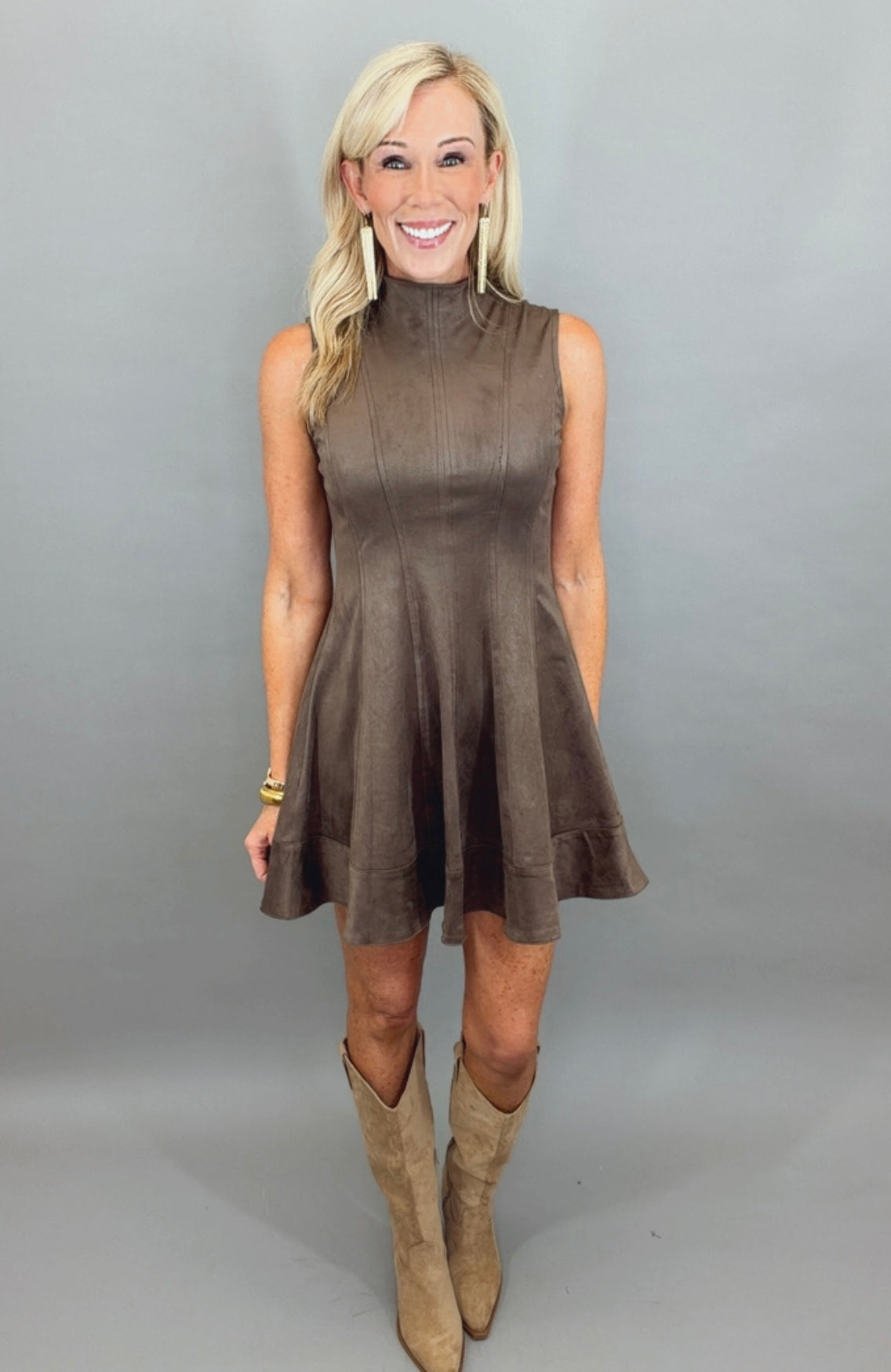 Suede Persuasion Dress