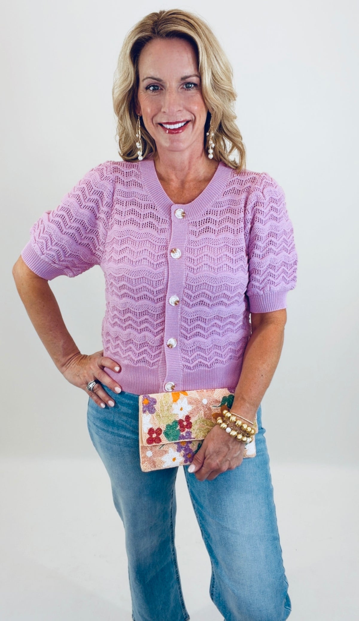 Little Crush Cardi (lilac pink)