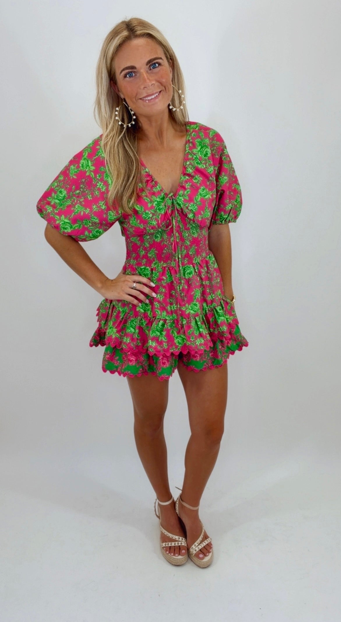 Pink Paradise Romper