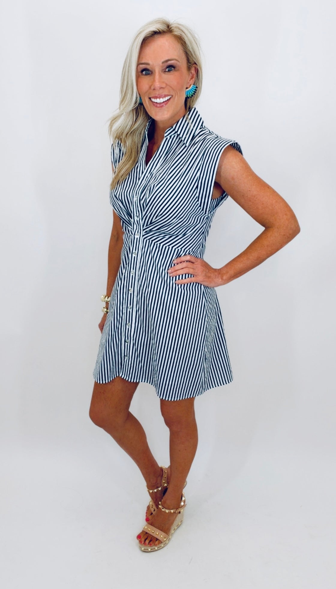 Stripes Ahead Dress