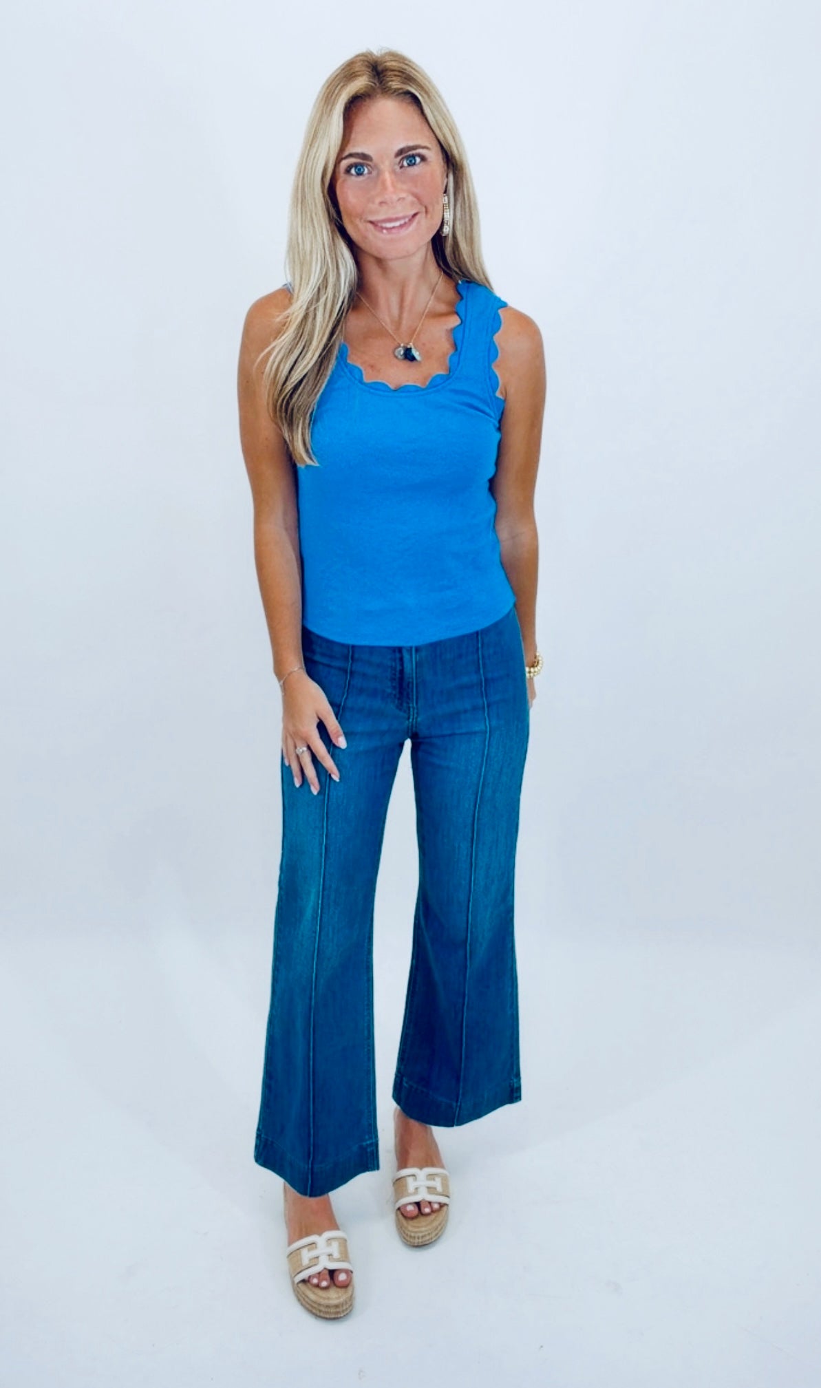 Wave Trim Tank (blue)