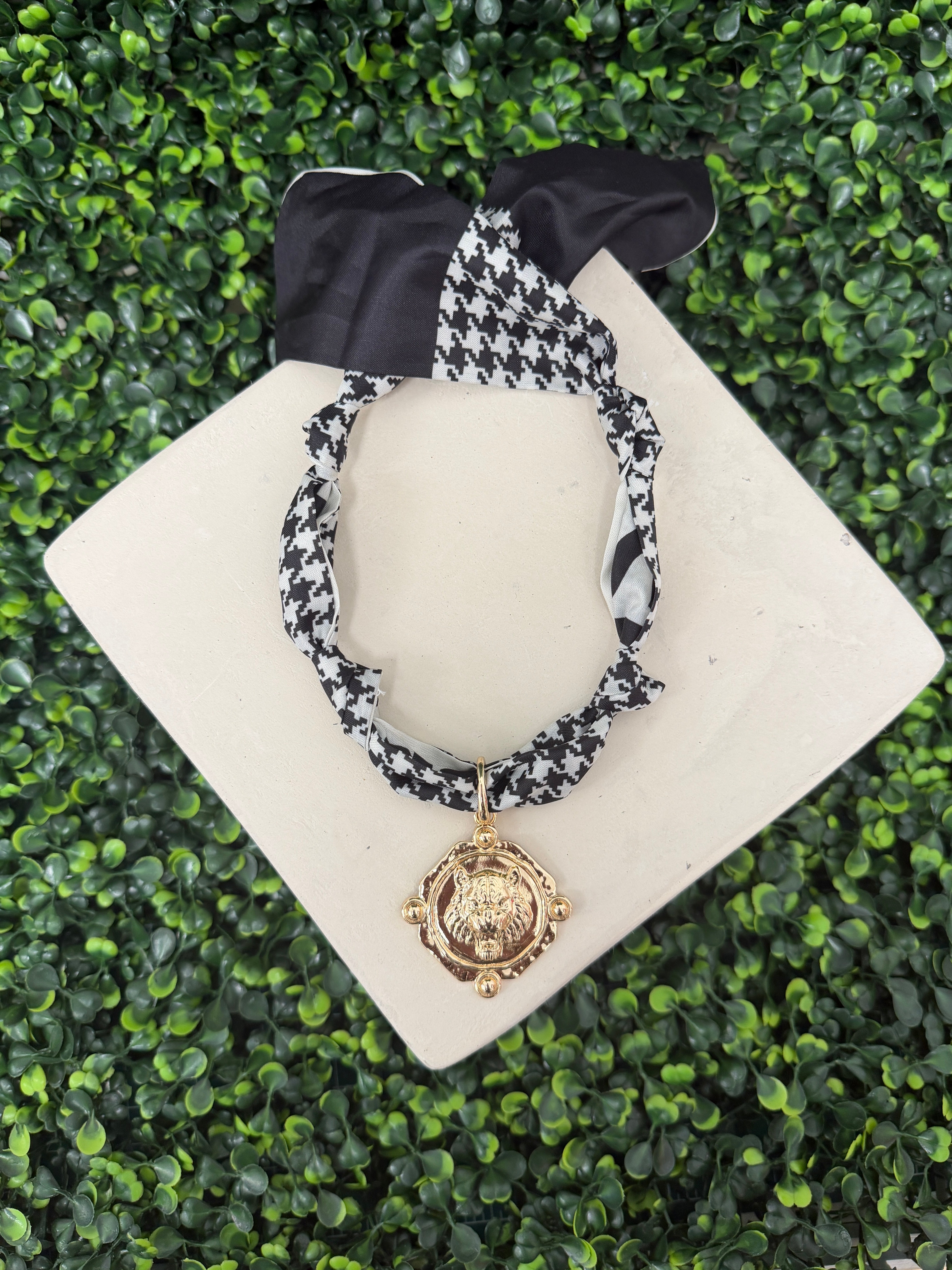 Tiger Time Scarf Necklace