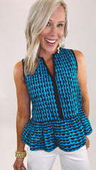Peplum Punch Top