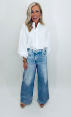 Denim Drift Terry Pant