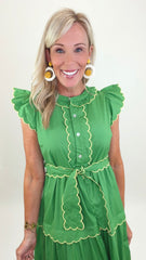 Charleston Charm Dress (green)