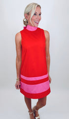 Tied & True Dress (red)