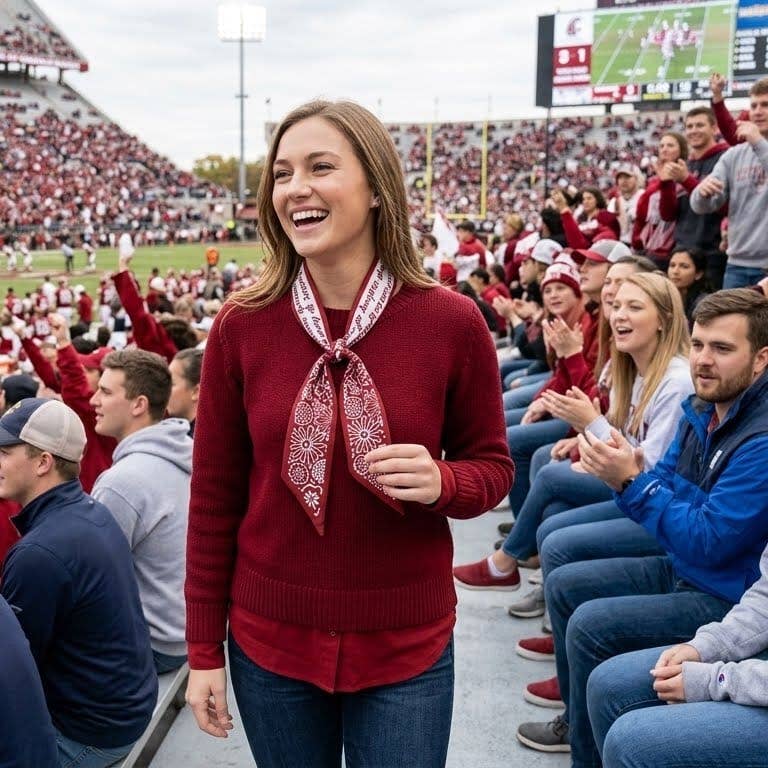 Hoosier Skinny Scarf