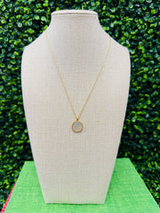 Moonlit Medallion Necklace