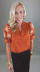 Rustic Rose Top (rust)