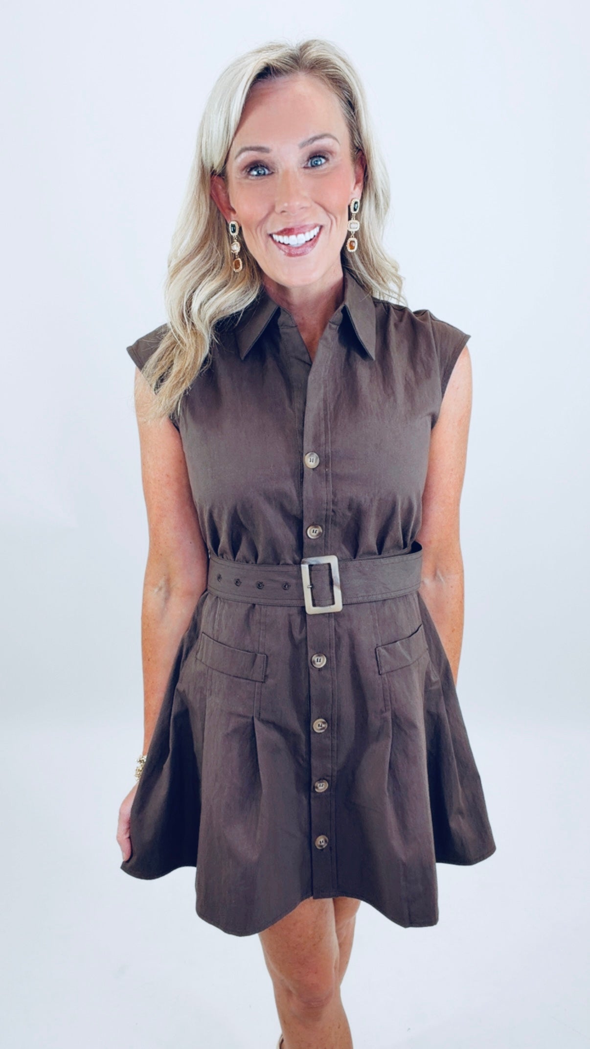 Ellison Dress (brown)