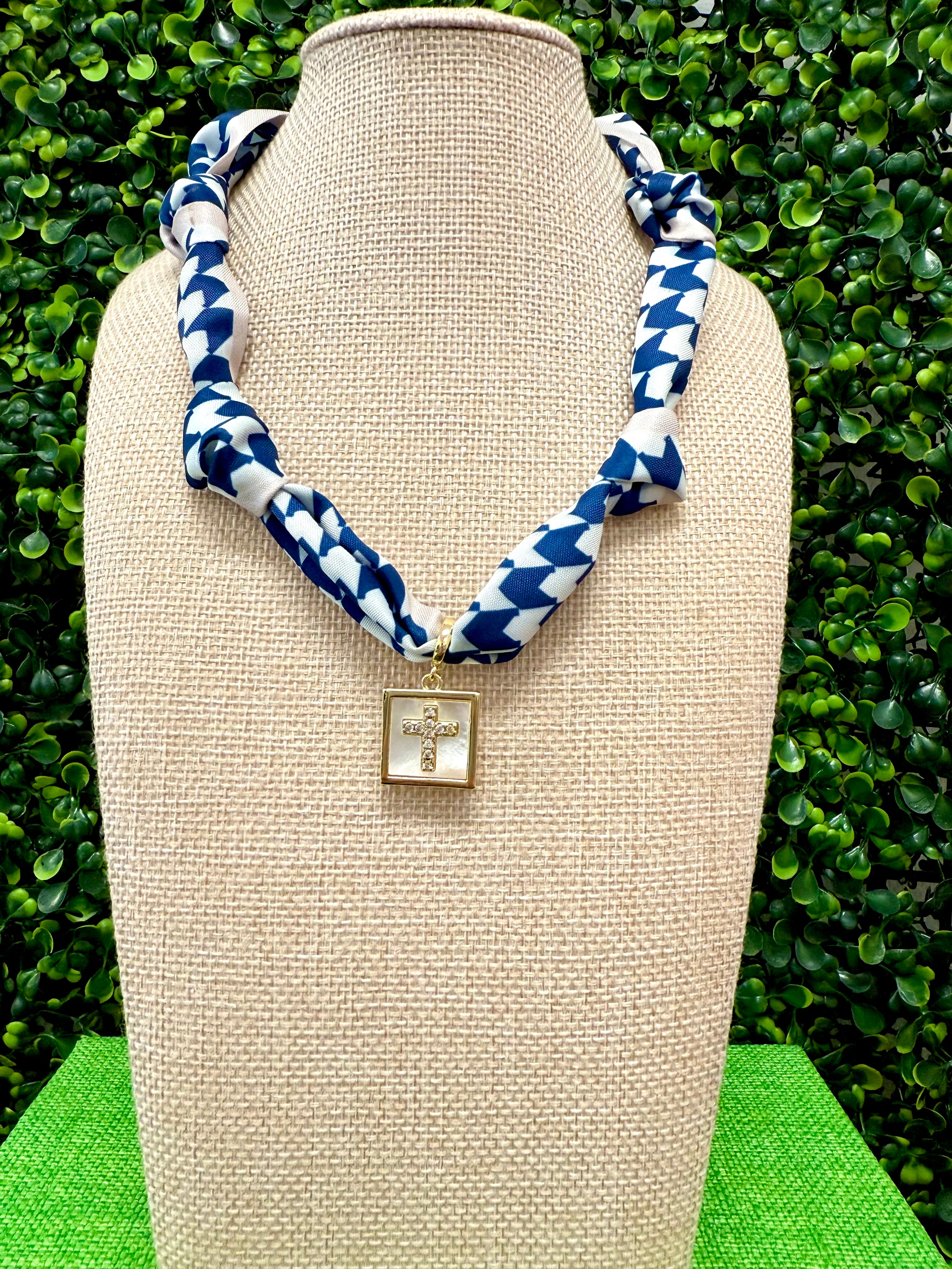 Grace Knot Scarf Necklace