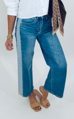 Contrast Straight Jean