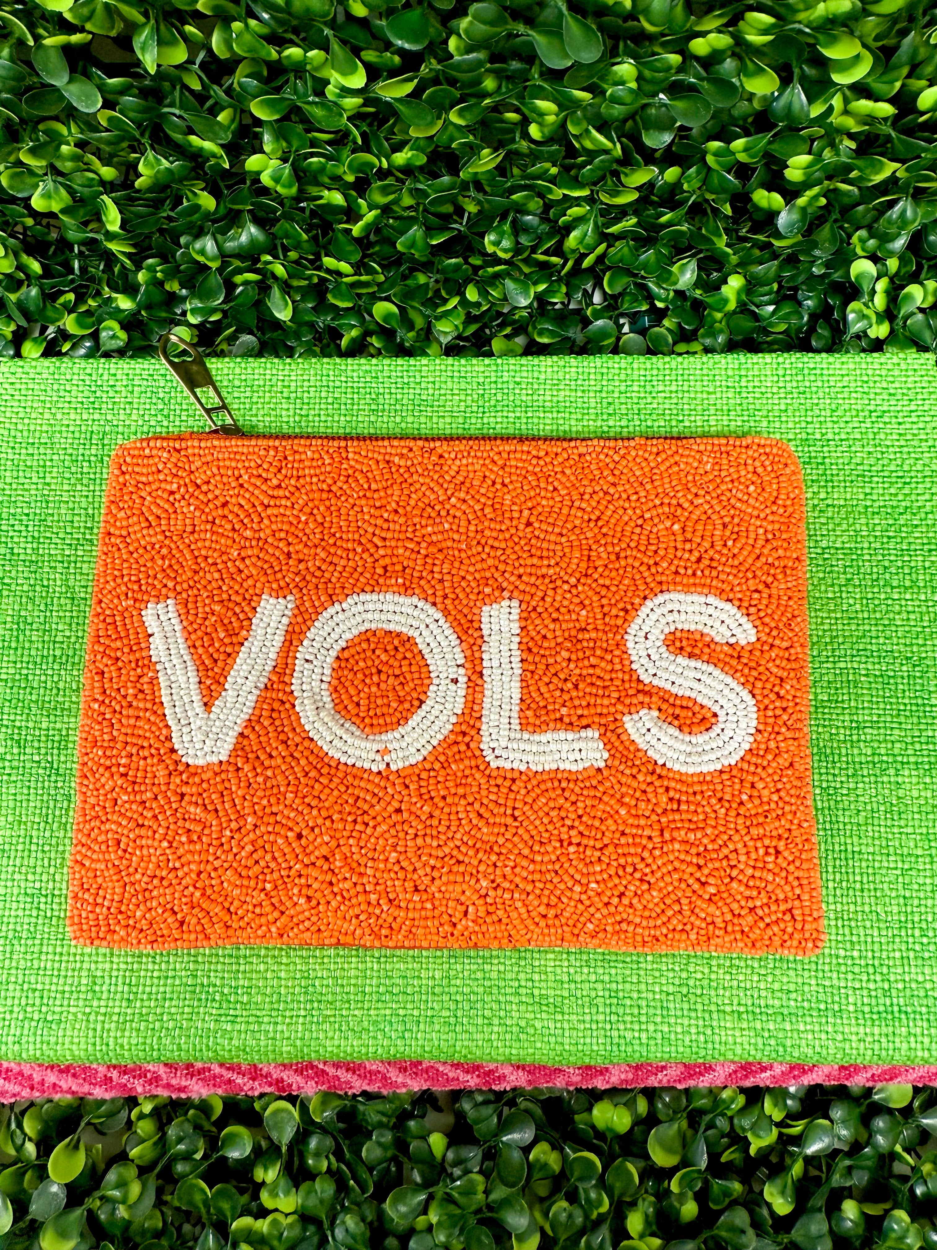 Vols Beaded Pouch
