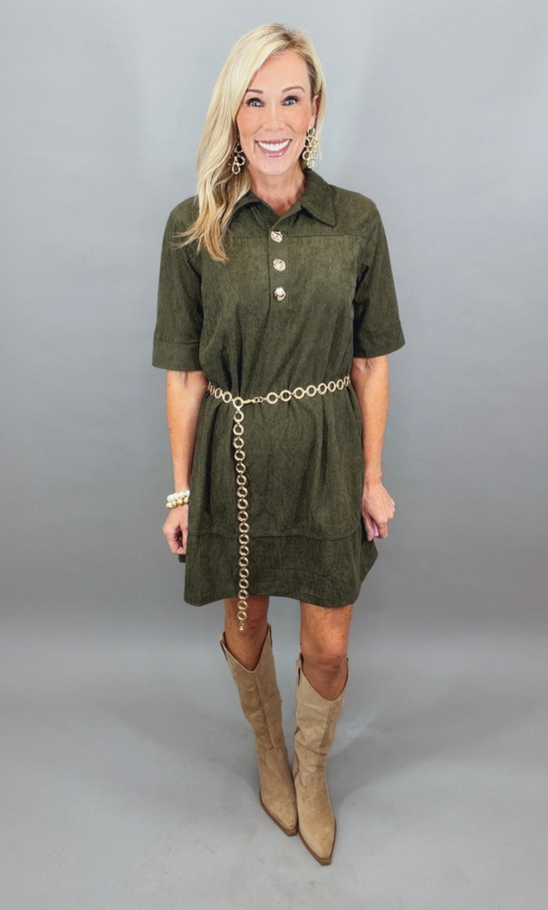 Pembroke Dress (olive)