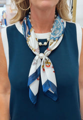 Pearl Lock Scarf Necklace