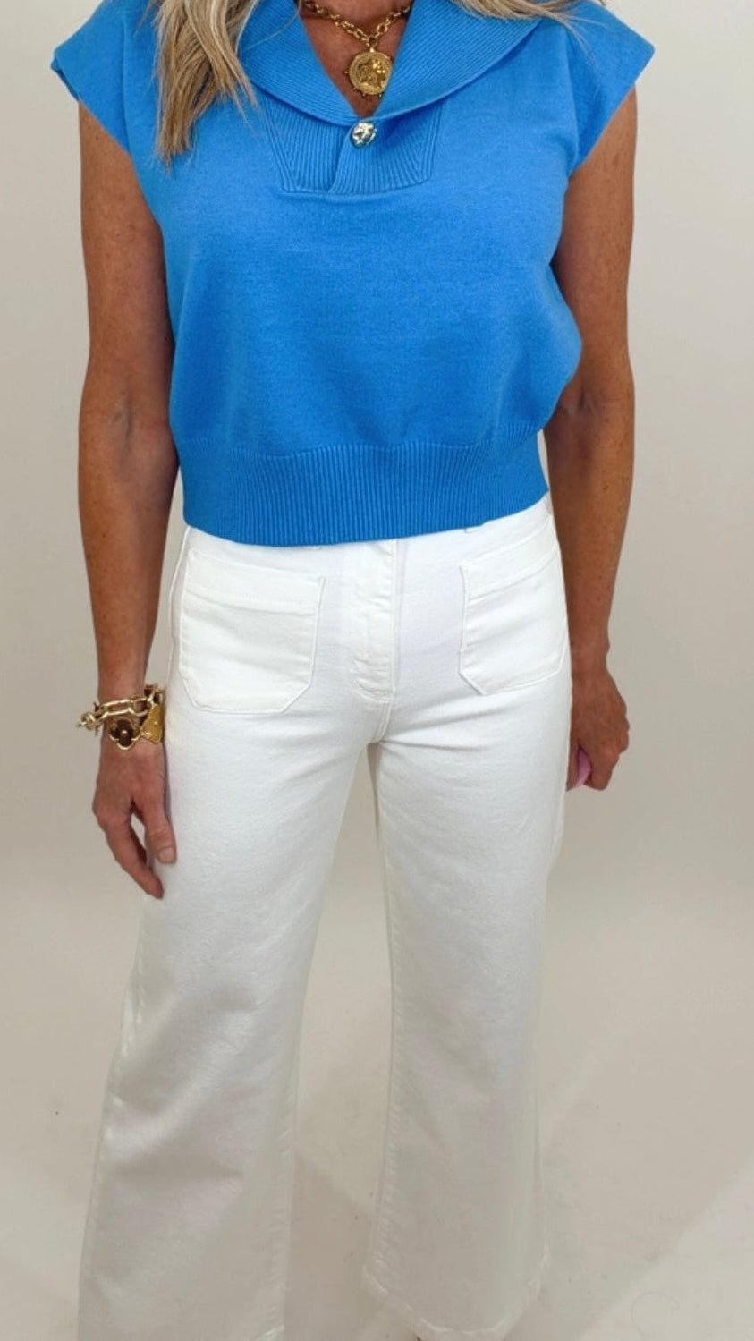 Sailor Patch Pocket Jean (off white)