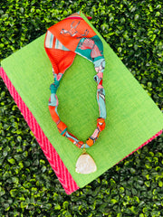 Charm Reins Scarf Necklace
