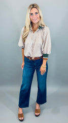 Striped Horizon Top (taupe)