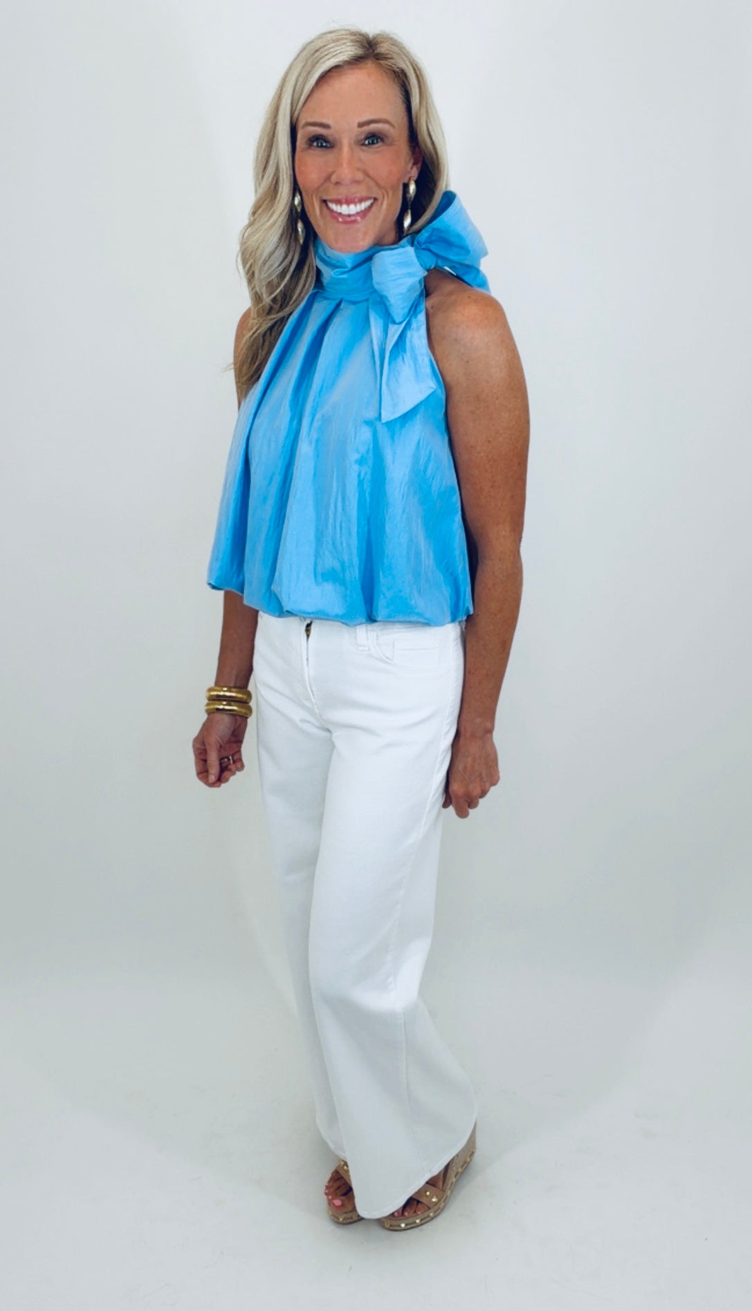 Everyday White Wide Leg Jean