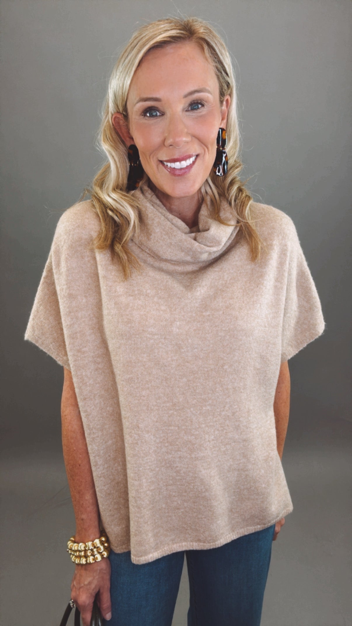 Soho Cowl Top (camel)