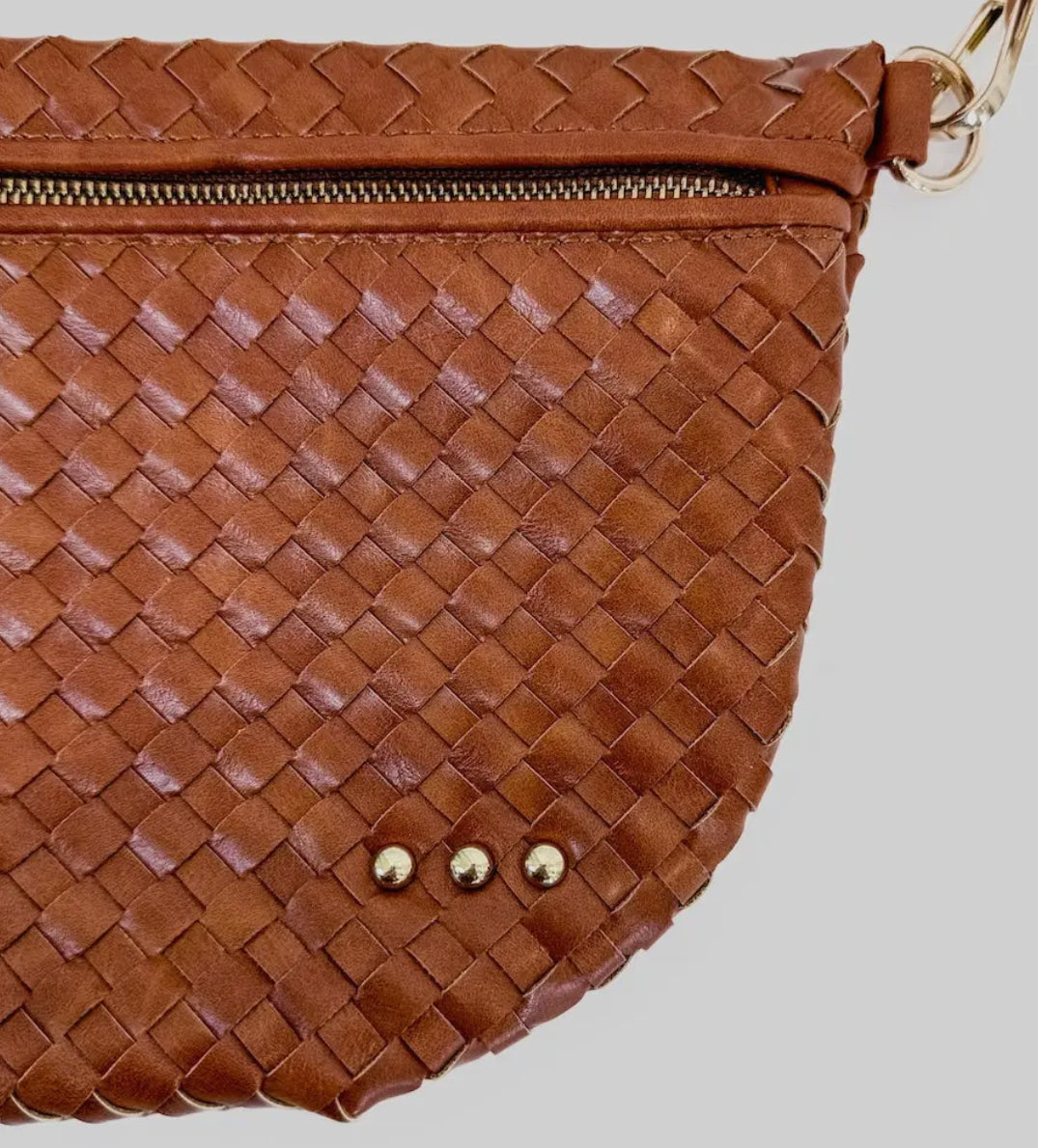 Woven Bum Bag (brown)