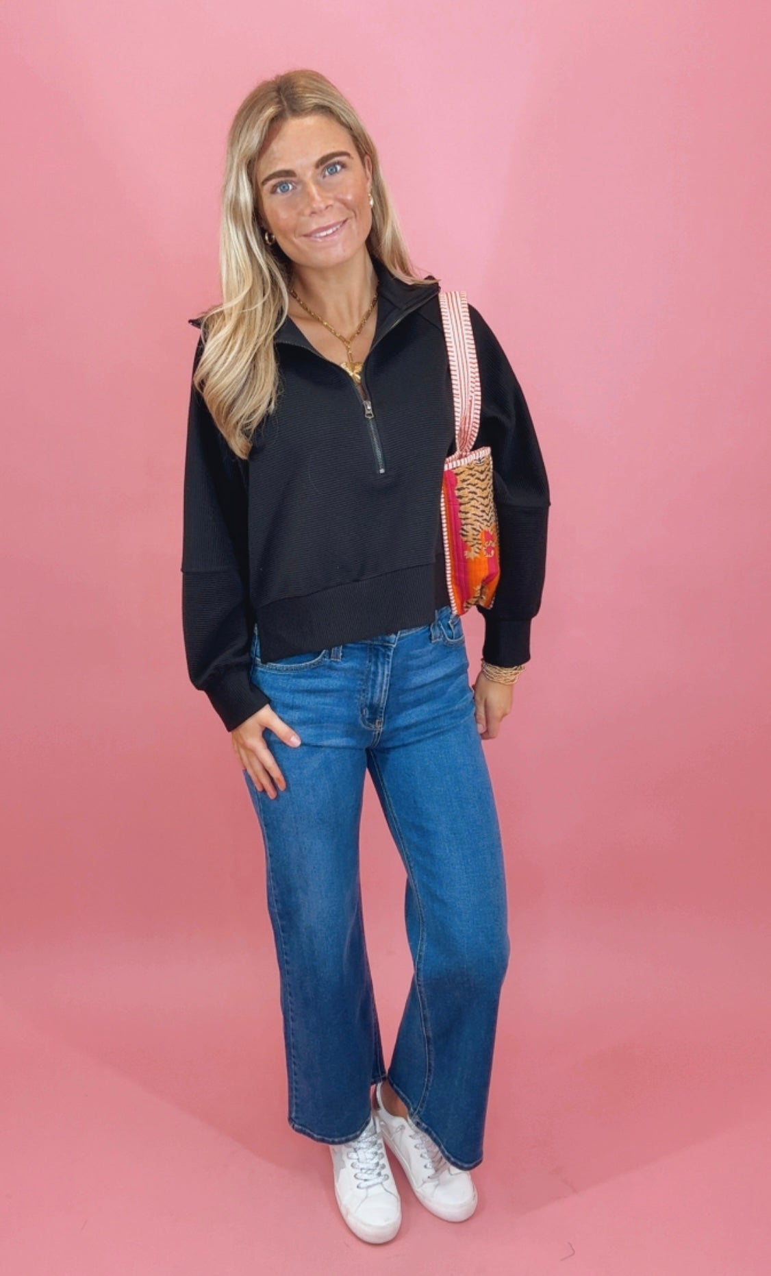 Off Duty Zip Pullover