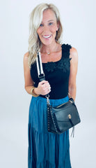 Petal Couture Tank (black)