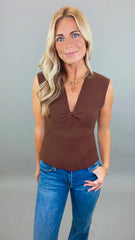 Twist of Fate Top (brown)