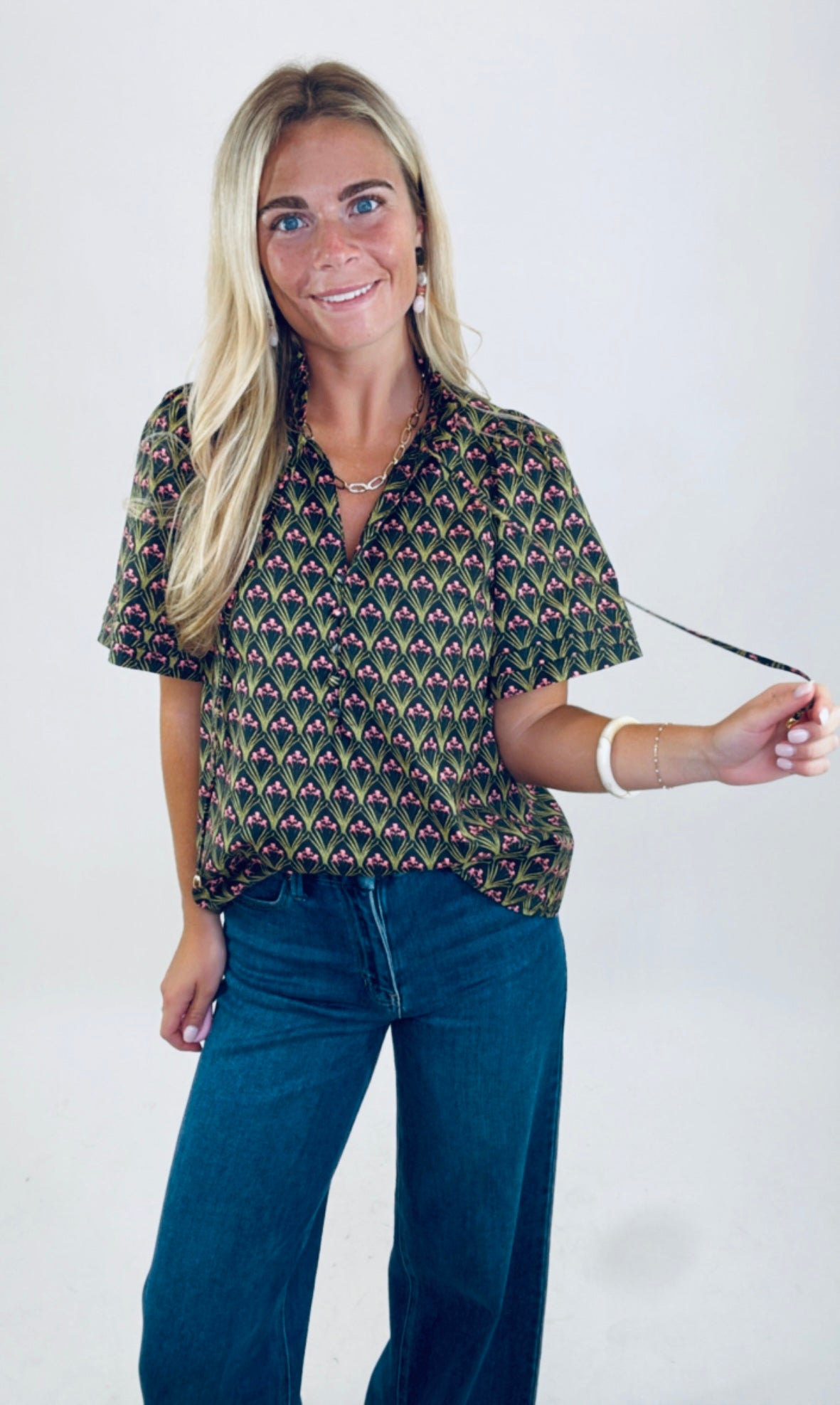 Flora Charm Top