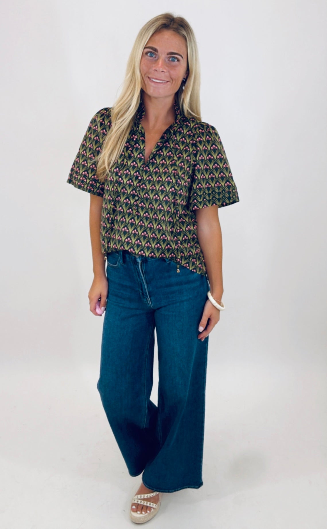 Flora Charm Top