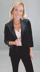 Savoy Velvet Blazer (black)