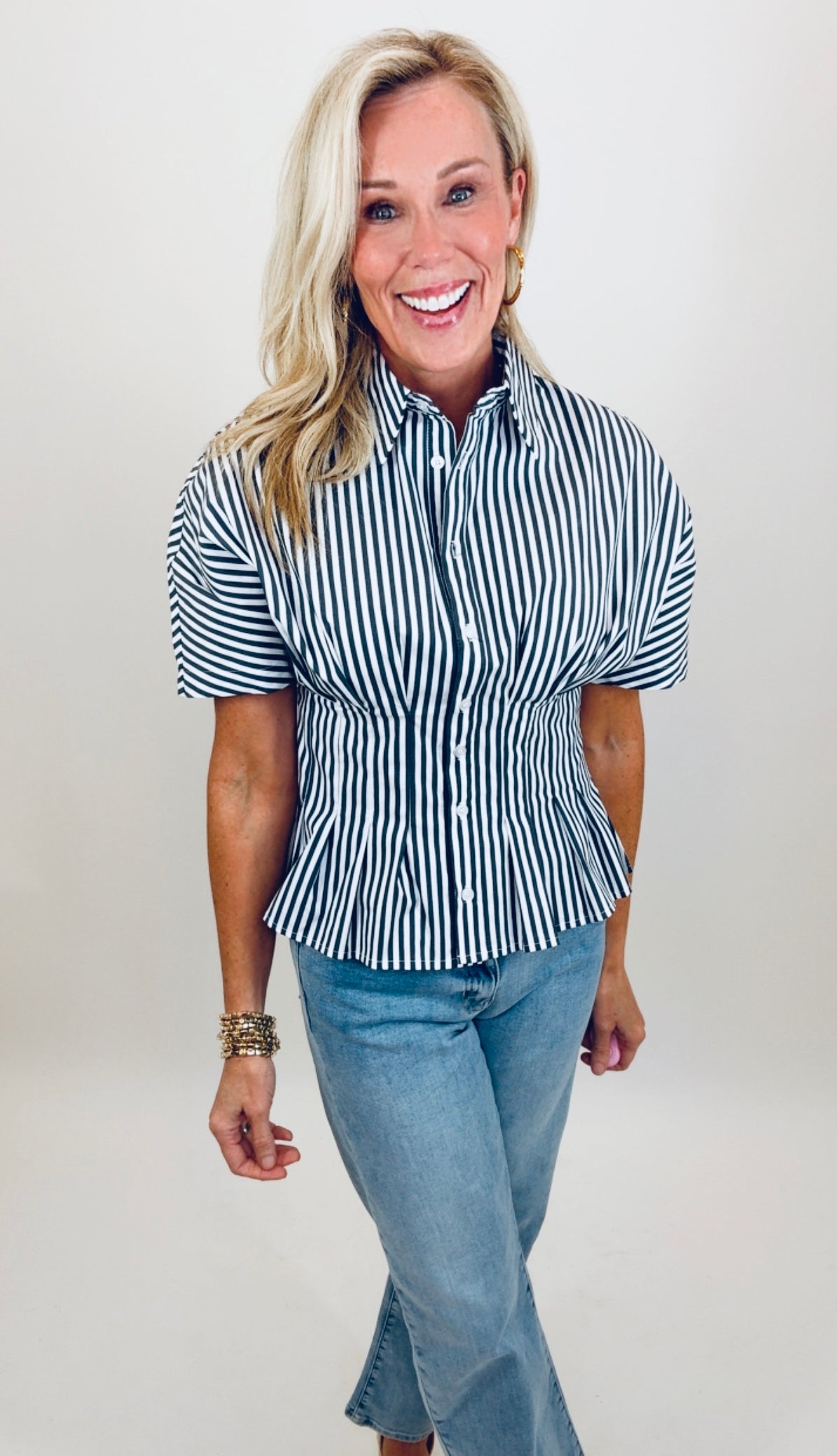 Boardwalk Button Down Top