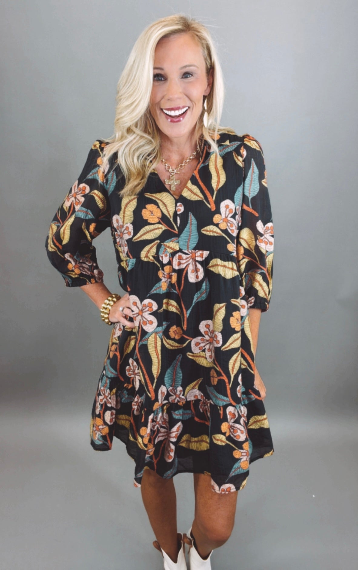Secret Orchard Mini Dress