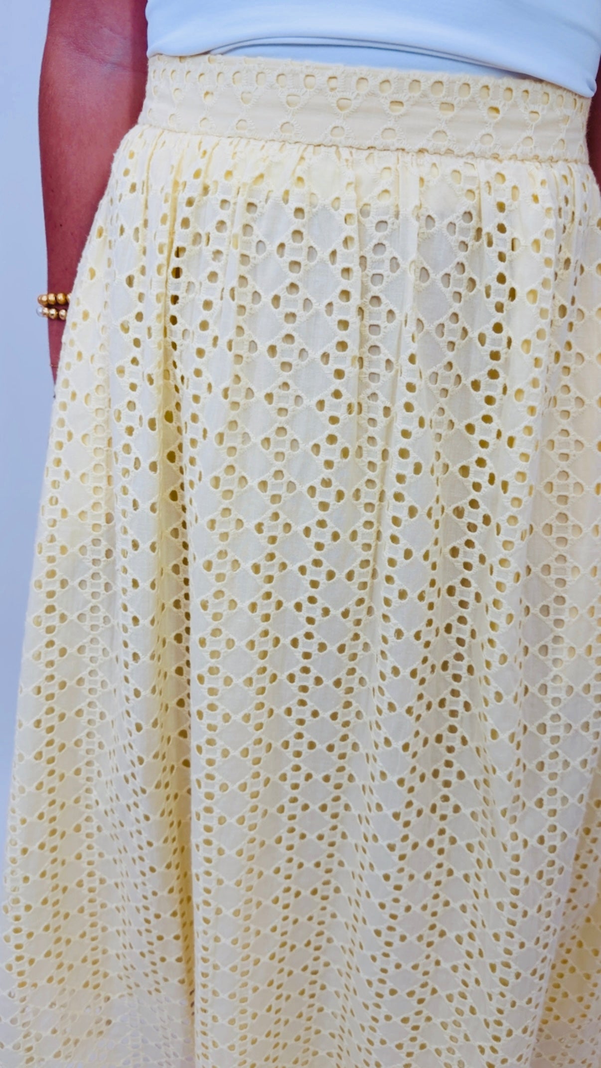 Sunlit Stitch Skirt