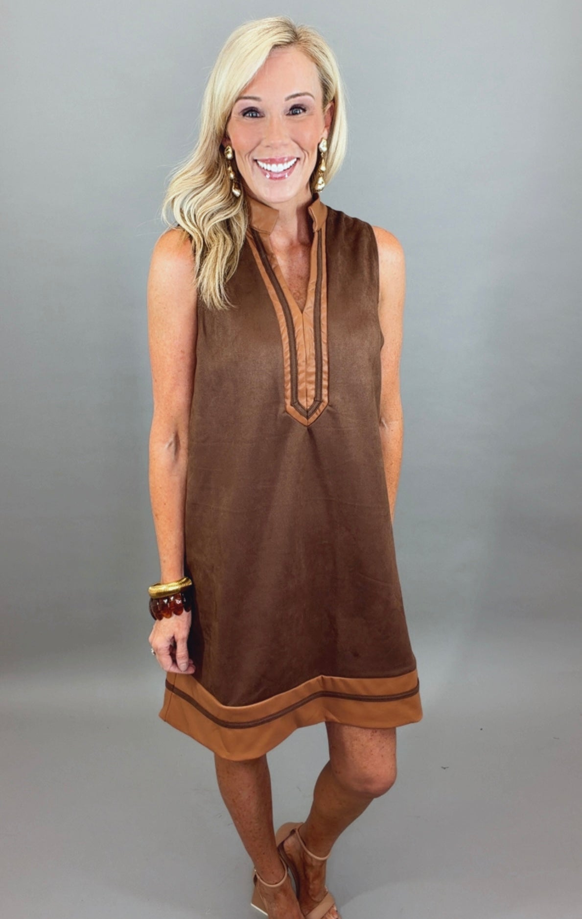 Suede the Day Dress