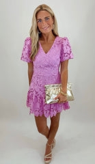 Lilac Lace Affair Dress