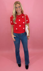 Heart to Heart Top (red)